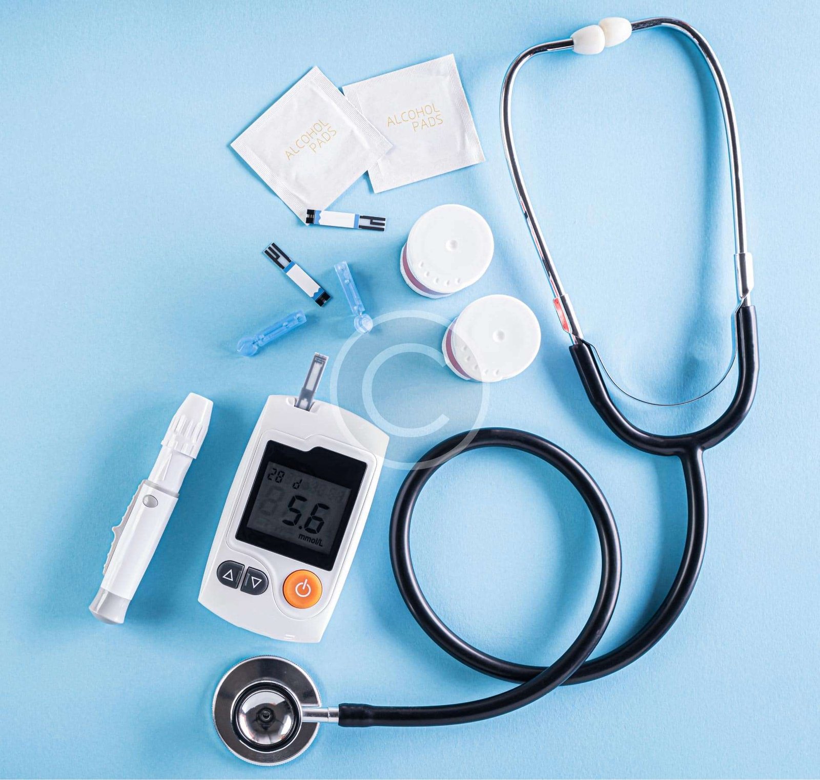 Medical equipment in a clinical setting