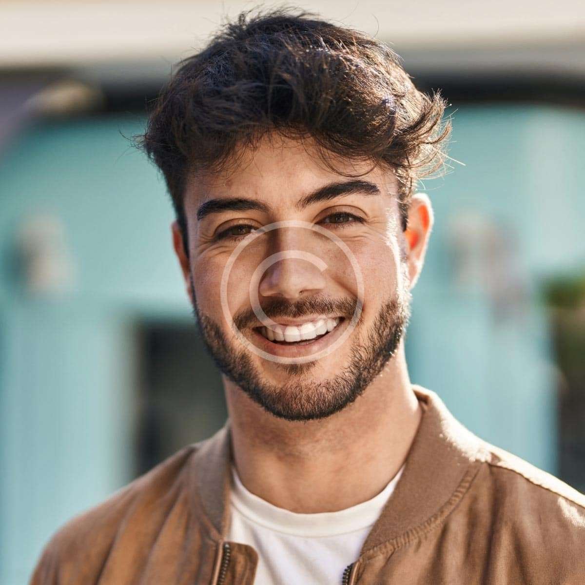 Smiling man